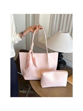 PU Leather Tote Shoulder Bag